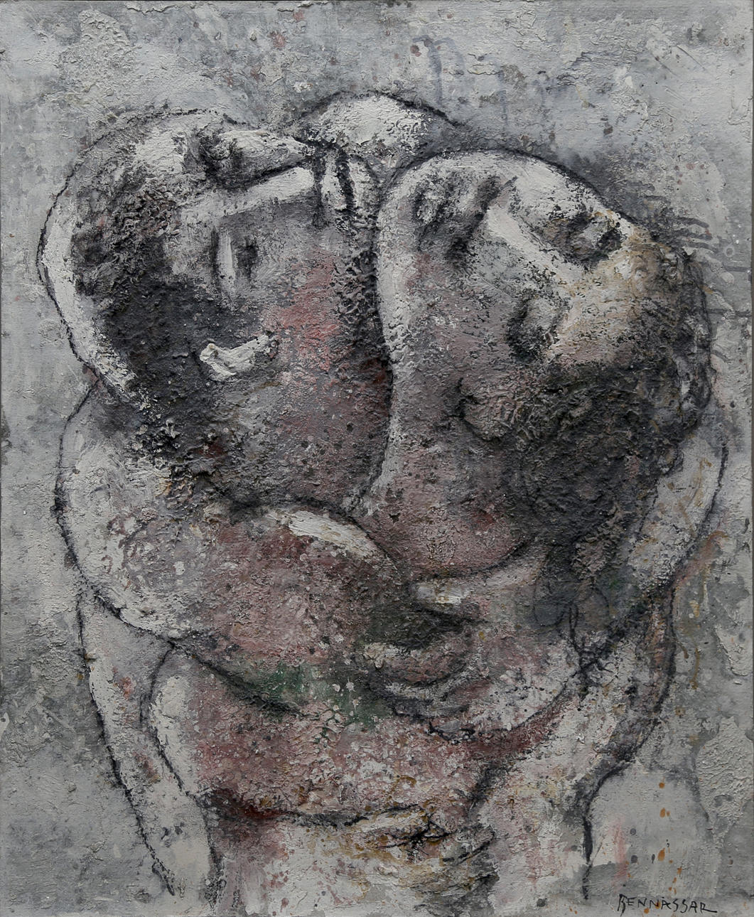 JOAN BENNÀSSAR. "L'abraç".