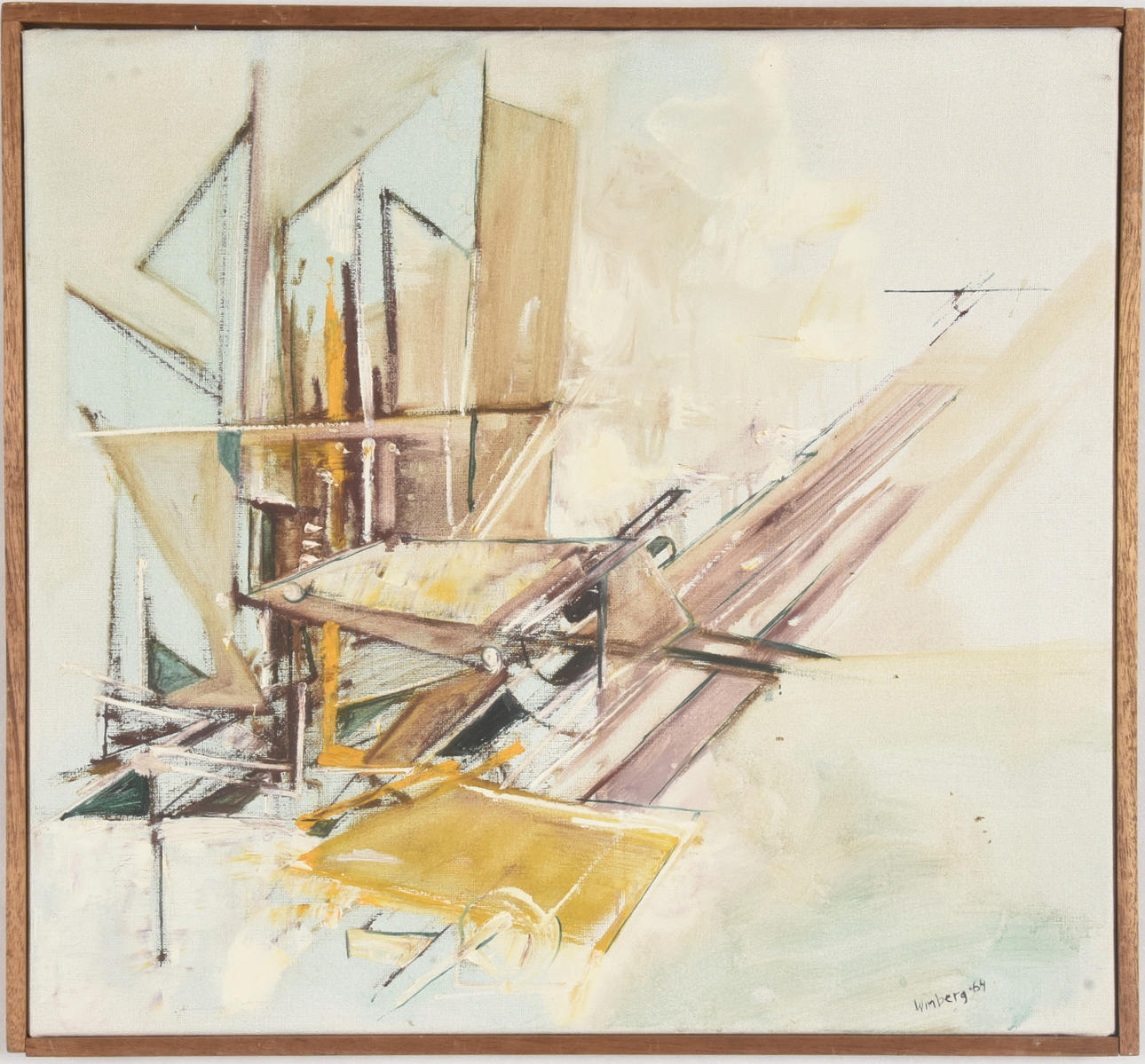 BENGT WINBERG. Oil on canvas.