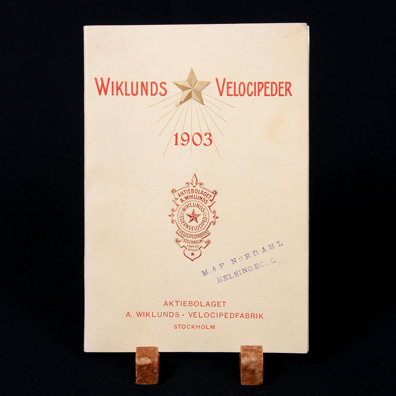WIKLUNDS VELOCIPEDER 1903.