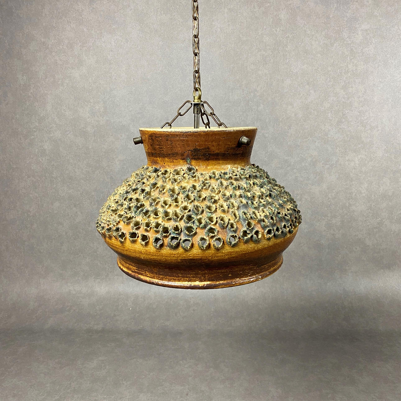 TAKLAMPA, keramik, Axella, Danmark.