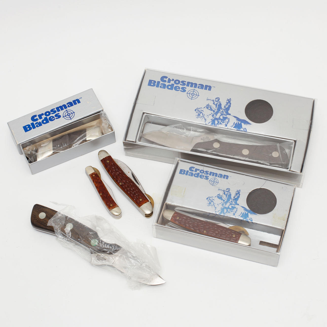 KNIVES, 6 pcs, Crosman, USA.