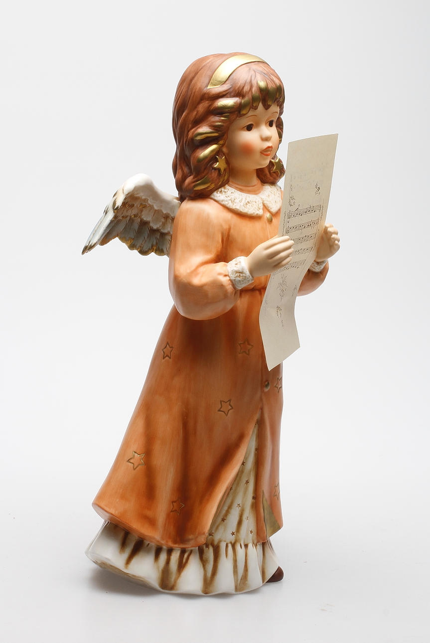 FIGURIN, ängel, "Millennium 2000", Goebel. Höjd 45 cm.