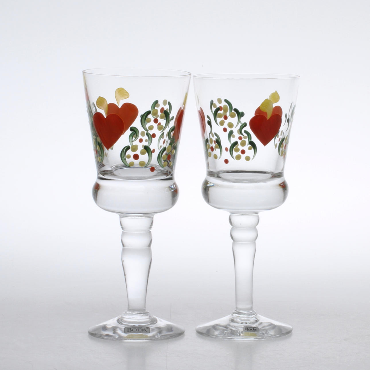 VINGLAS, 7 st, Boda, 1900-tal.