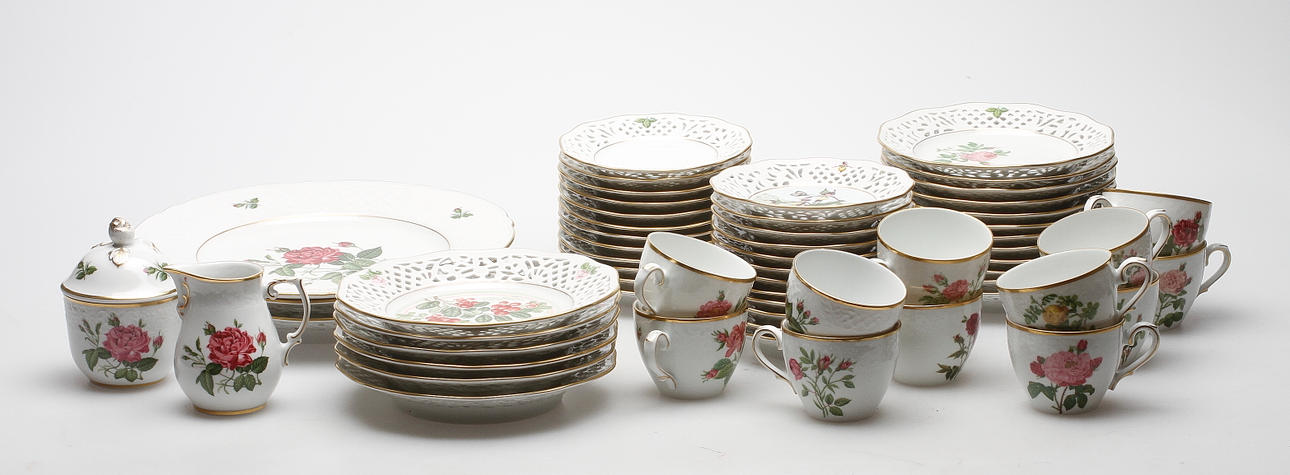 KAFFESERVIS, 59 delar, Schumann Arzberg, Tyskland, 1900-tal.