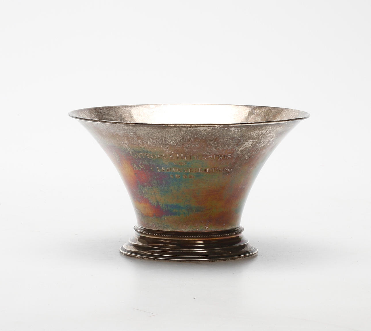 SKÅL, silver, K. Andersson, Stockholm 1929, vikt ca 203,9 gram.