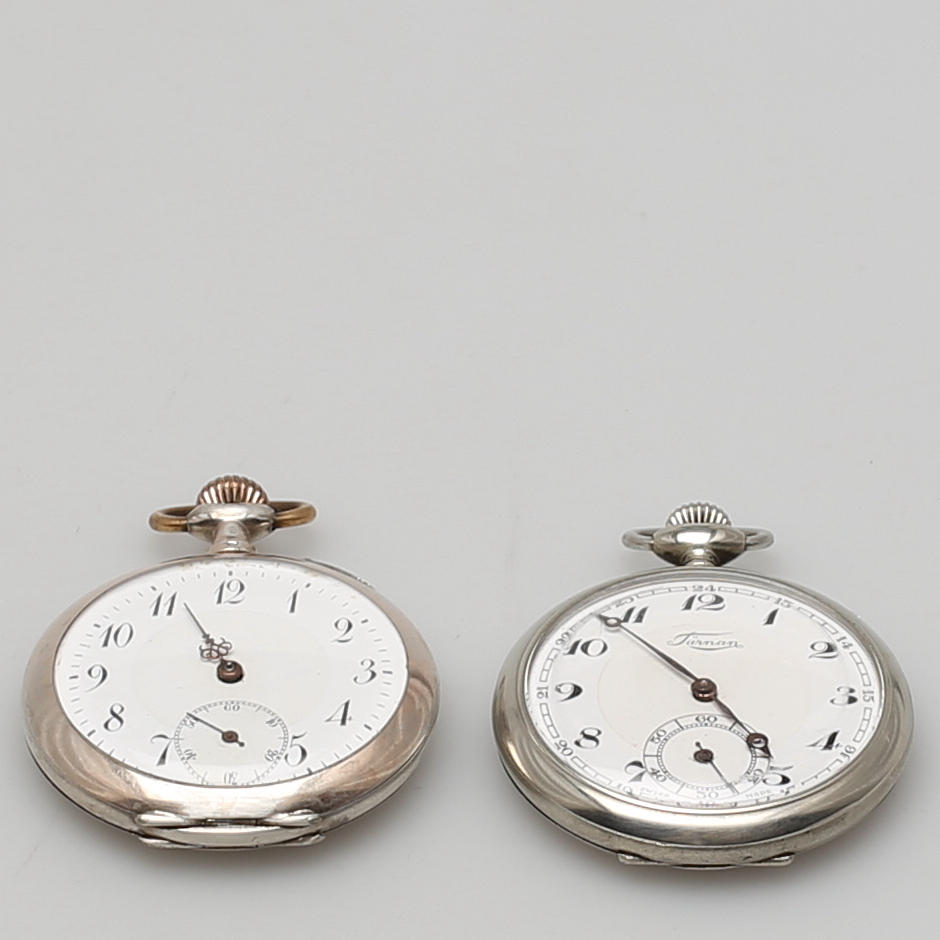 FICKUR 2 st. Stål och silver.