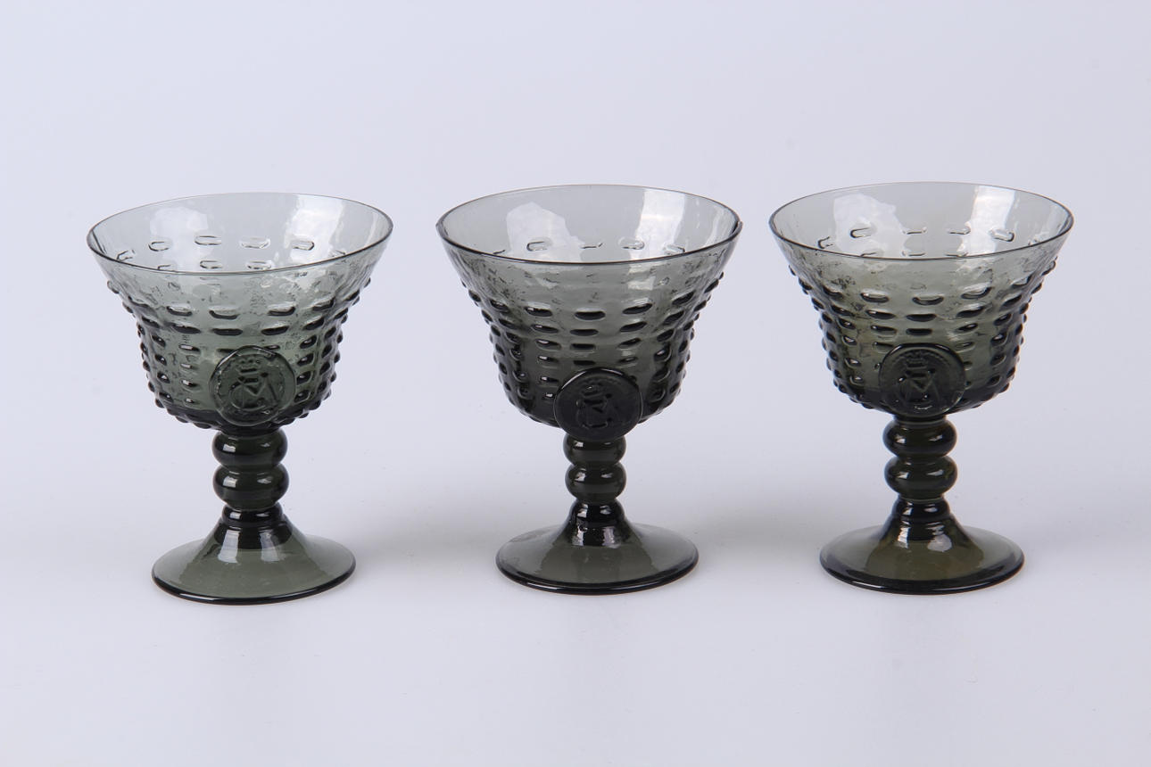 GLAS, 3 st. "Hertig Carls glas", Reijmyre.