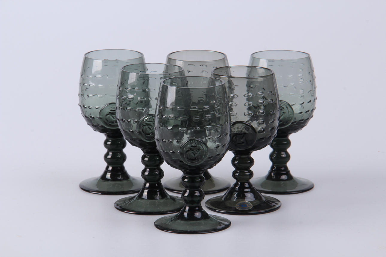 GLAS, 6 st. "Hertig Carls glas", Reijmyre.