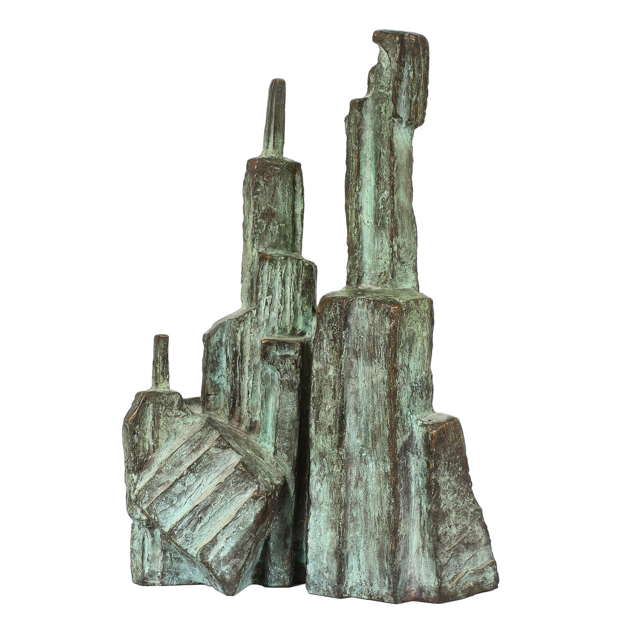 FOLKE TRUEDSSON. Skulptur, utan titel, patinerad brons. Signerad.