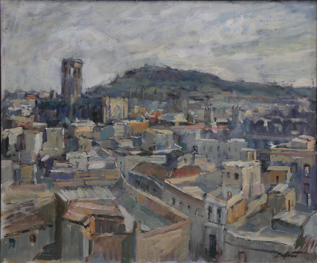 JUAN COLLADO. Vista de Barcelona.