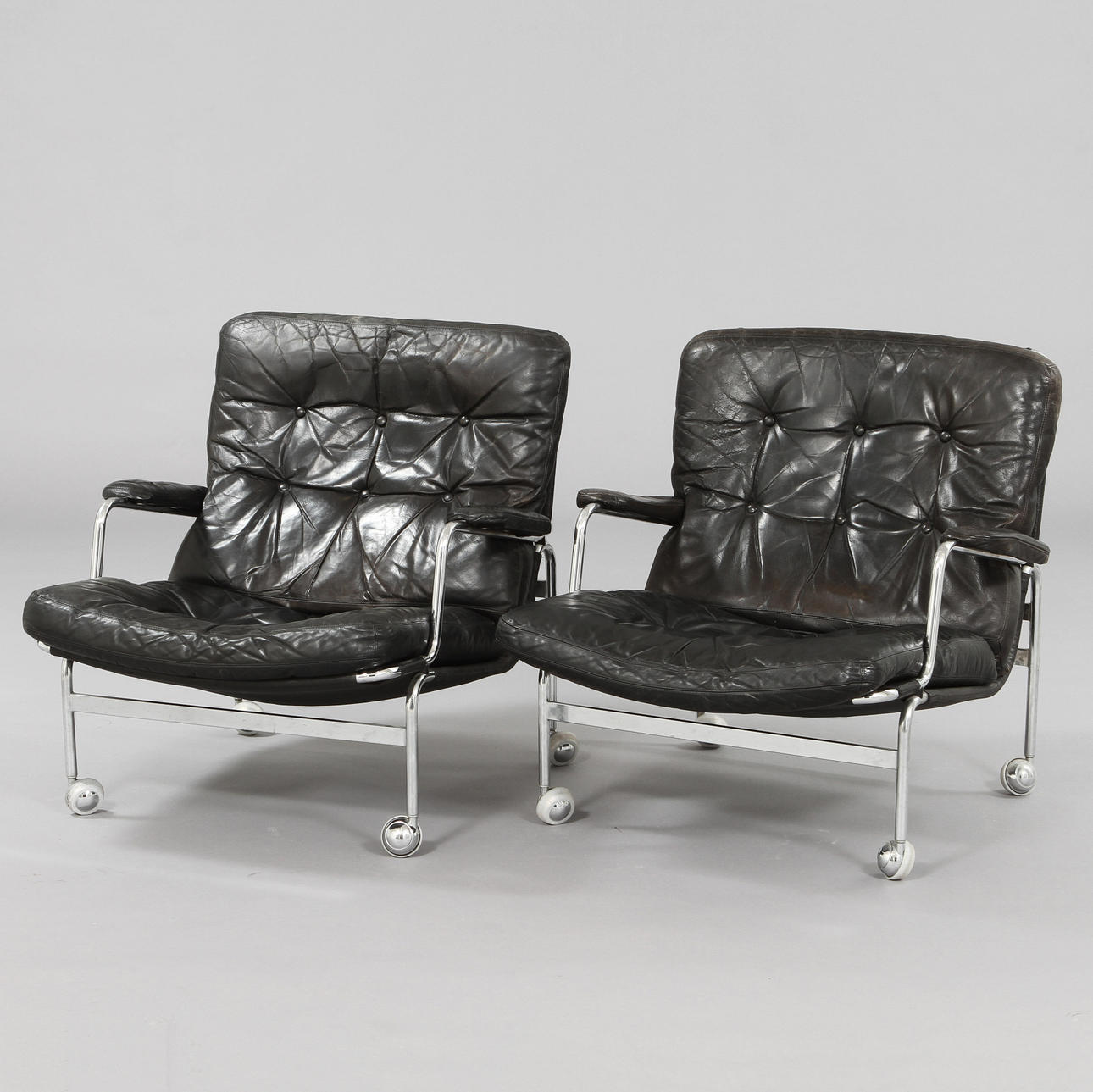 FÅTÖLJER "KARIN", ett par, Bruno Mathsson.