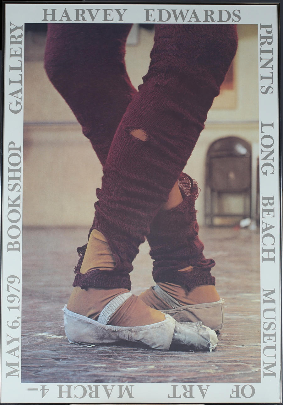 UTSTÄLLNINGSAFFISCH, offsettryck, Harvey Edwards, 2000-tal.