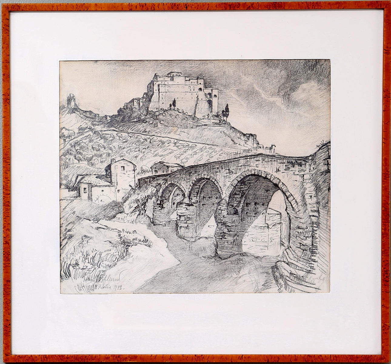 PARTI konst, signerad och daterad, Hoflund 1922, Lindholm 1936.