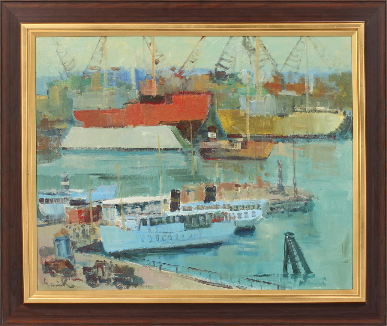 TAGE GAVIK, olja på duk, sign.