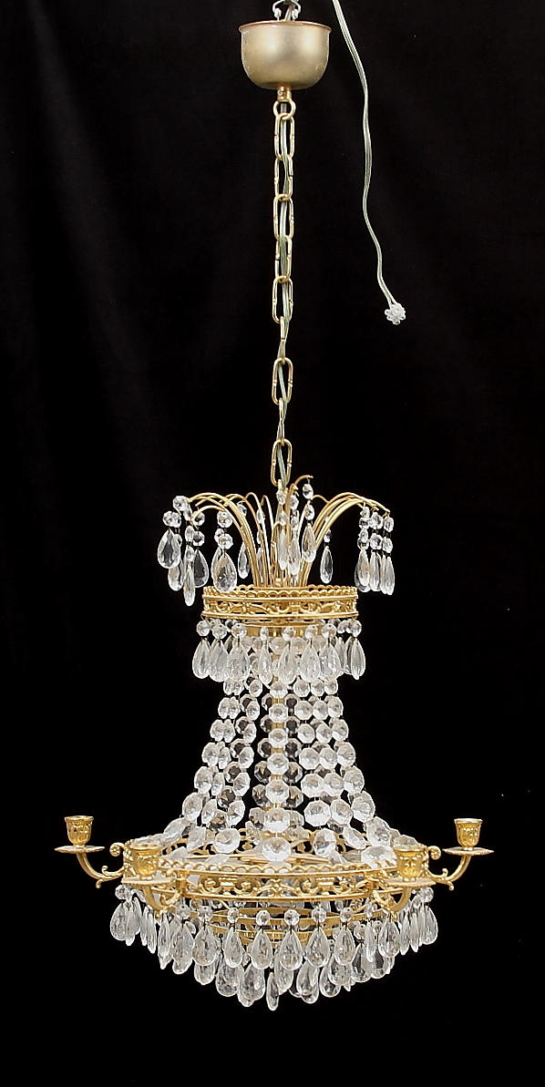 LJUSKRONA, 5 ljusarmar, 1900-tal.