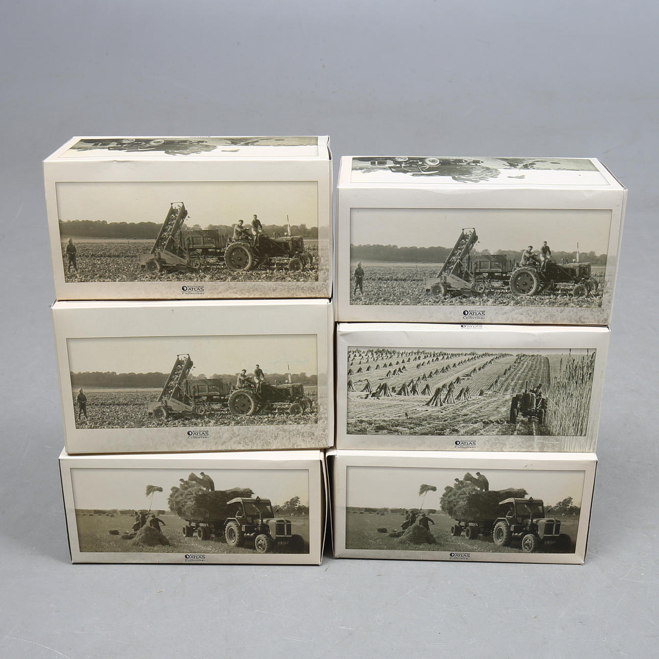 MODEL TRACTORS, 6 pcs, Atlas, in original boxes.