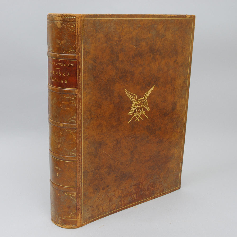 "SVENSKA FÅGLAR", 1 band, M W och F von Wright.
