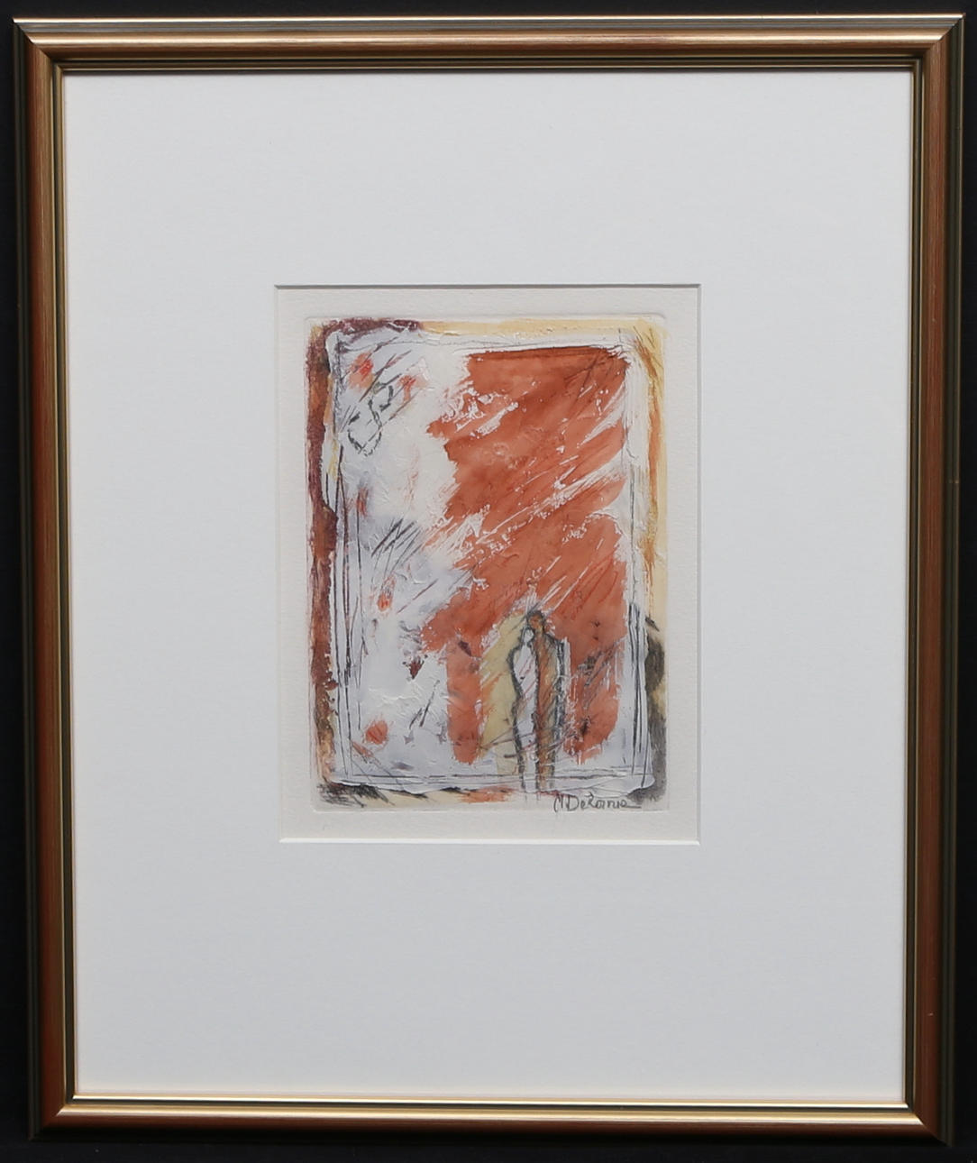 MARYSE DELARUE. Etsning, signerad.