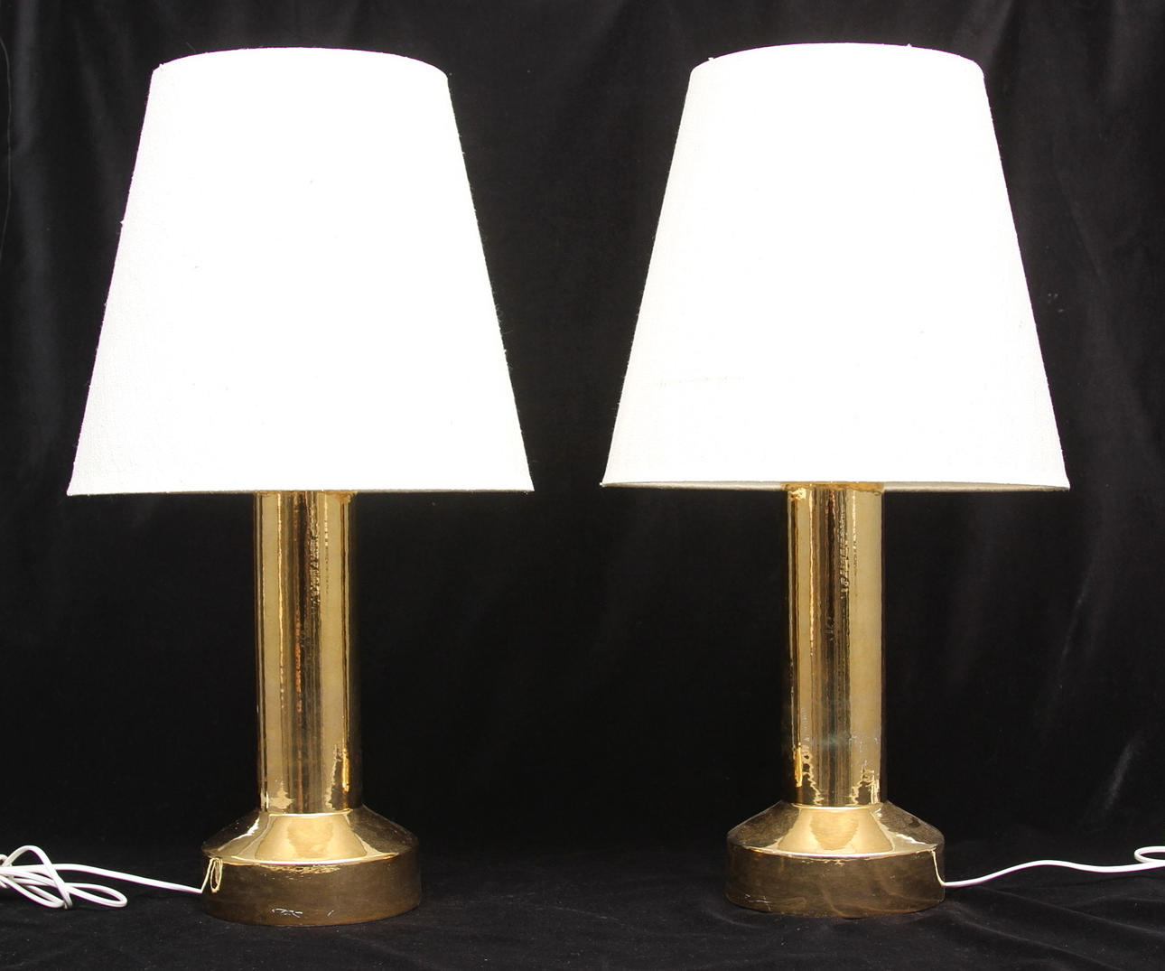 BORDSLAMPOR, ett par. Bergboms, 1960-tal.