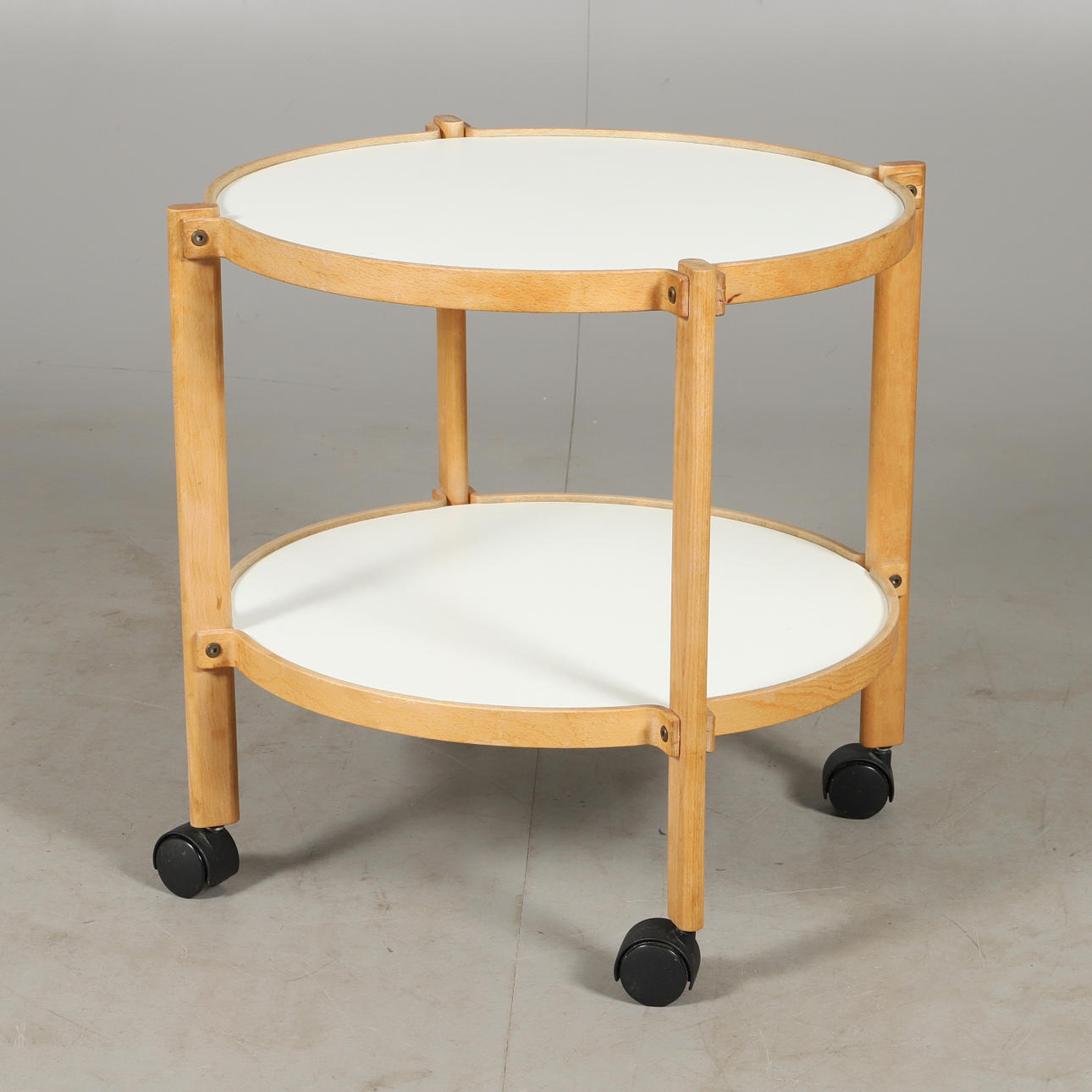 SERVERINGSBORD, bok med lackerade skivor, Indan design, Danmark.