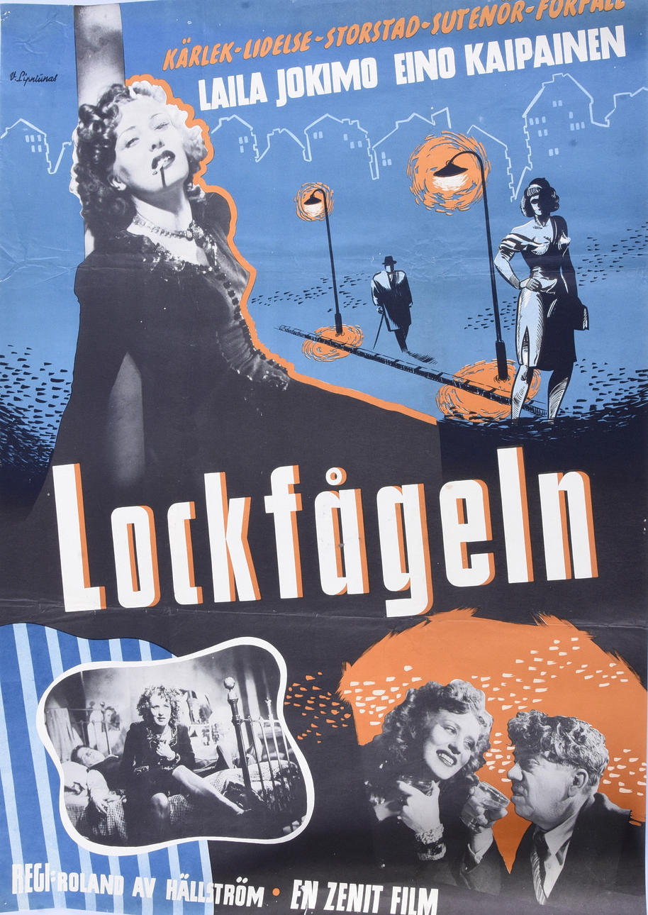 CARTEL DE CINE, El señuelo, mediados del siglo XX.