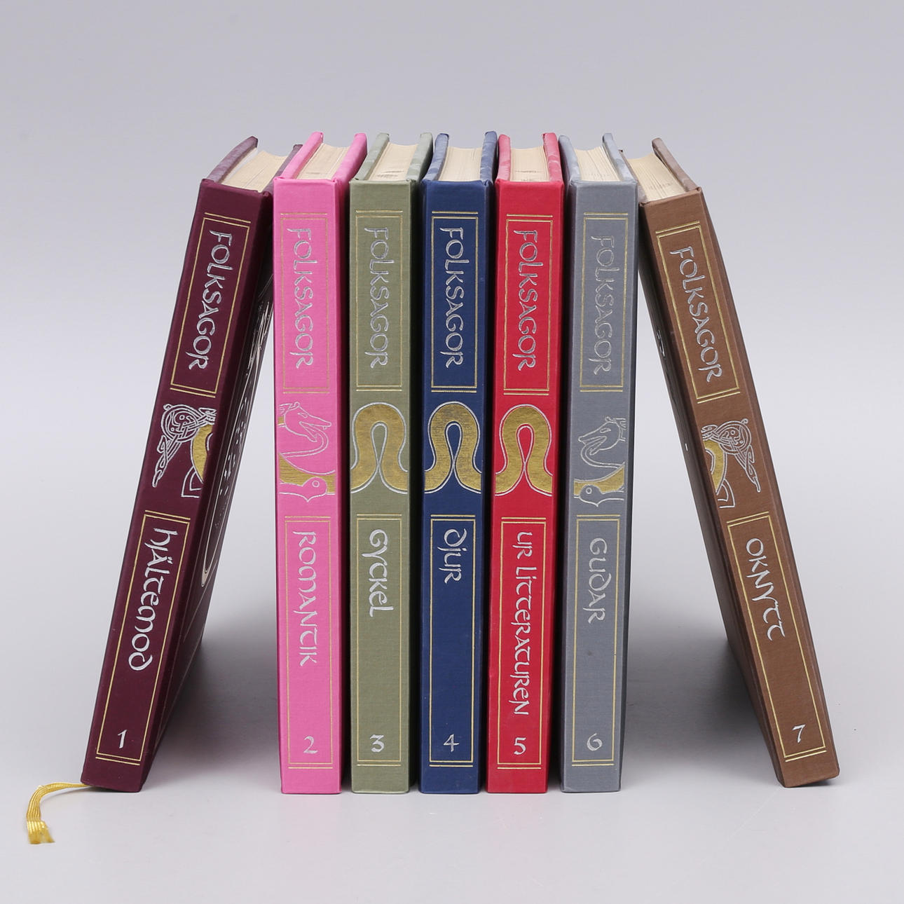 BÖCKER, 7 band, "Folksagor", Bra Böcker.