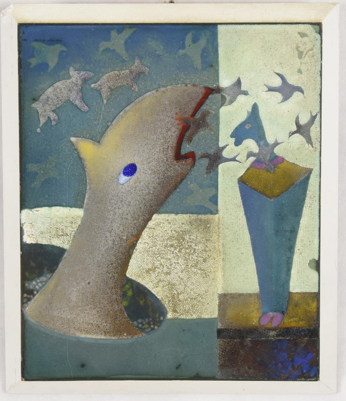 KEATHY ERICSSON-JOURDAN. Enamel painting.