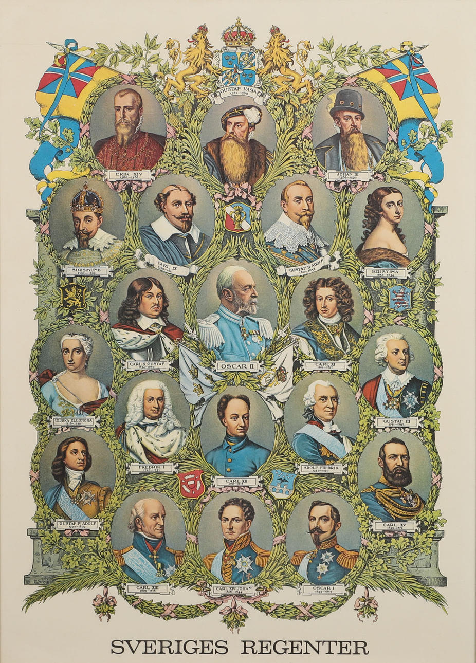 SVERIGES REGENTER, tryck.