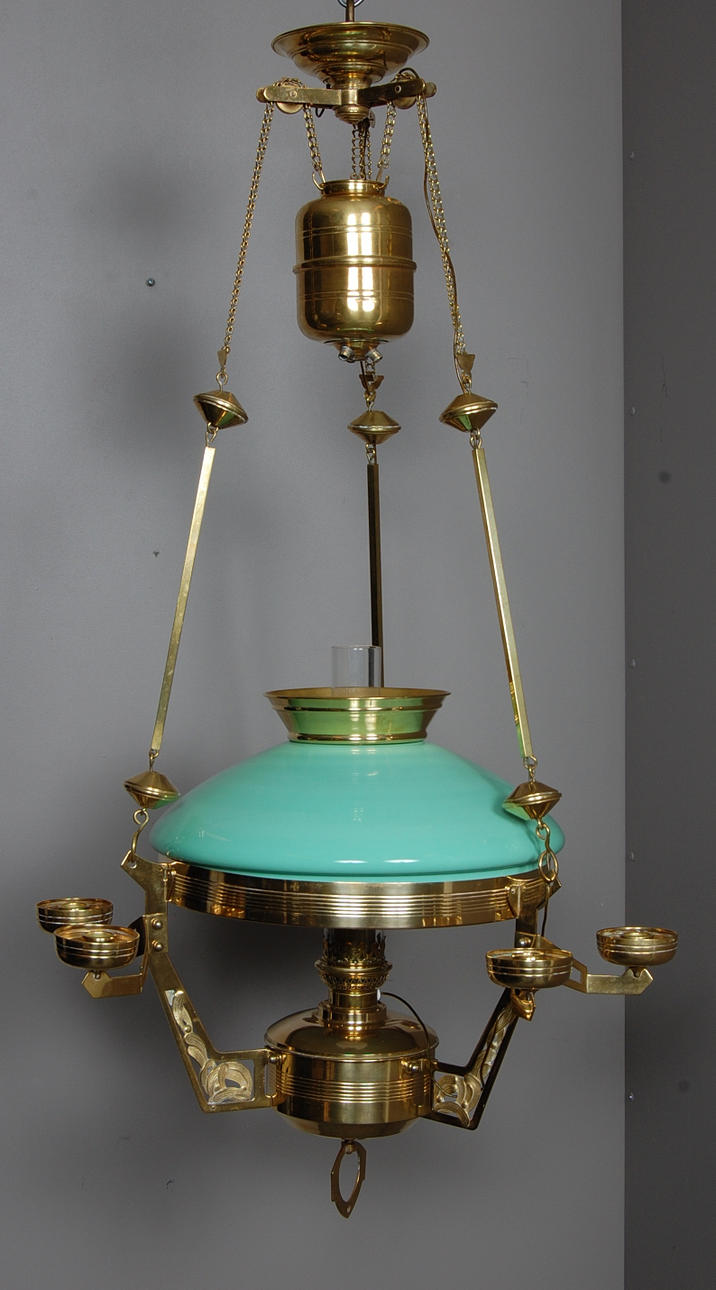 TAKFOTOGENLAMPA, mässing, jugend, tidigt 1900-tal.