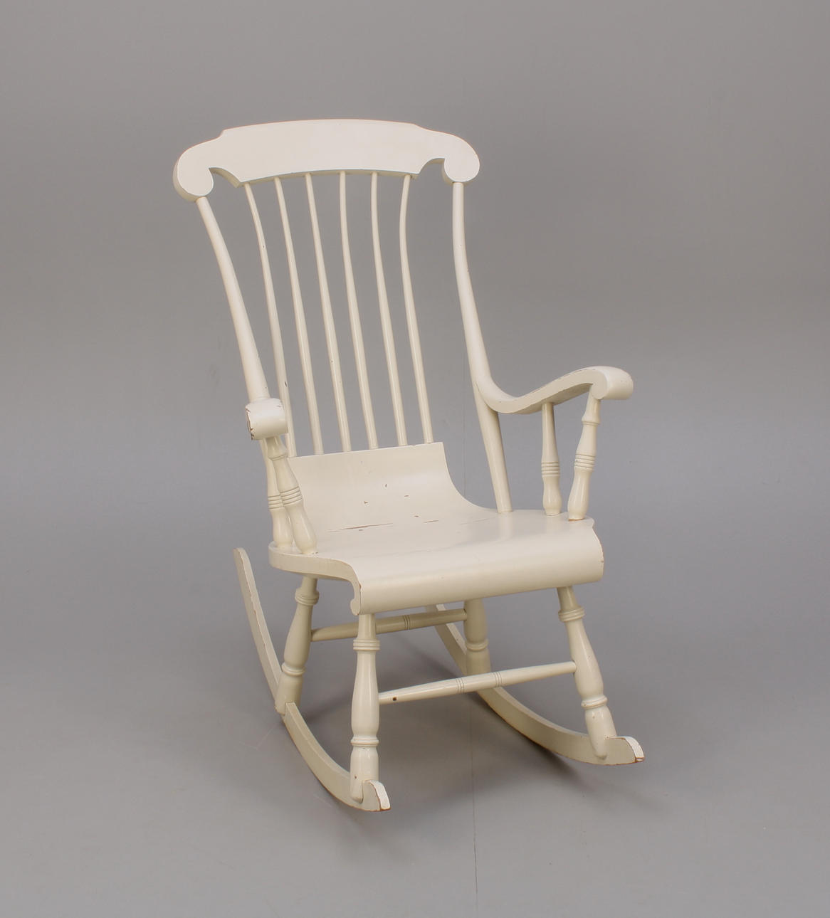 GUNGSTOL, vitmålad.