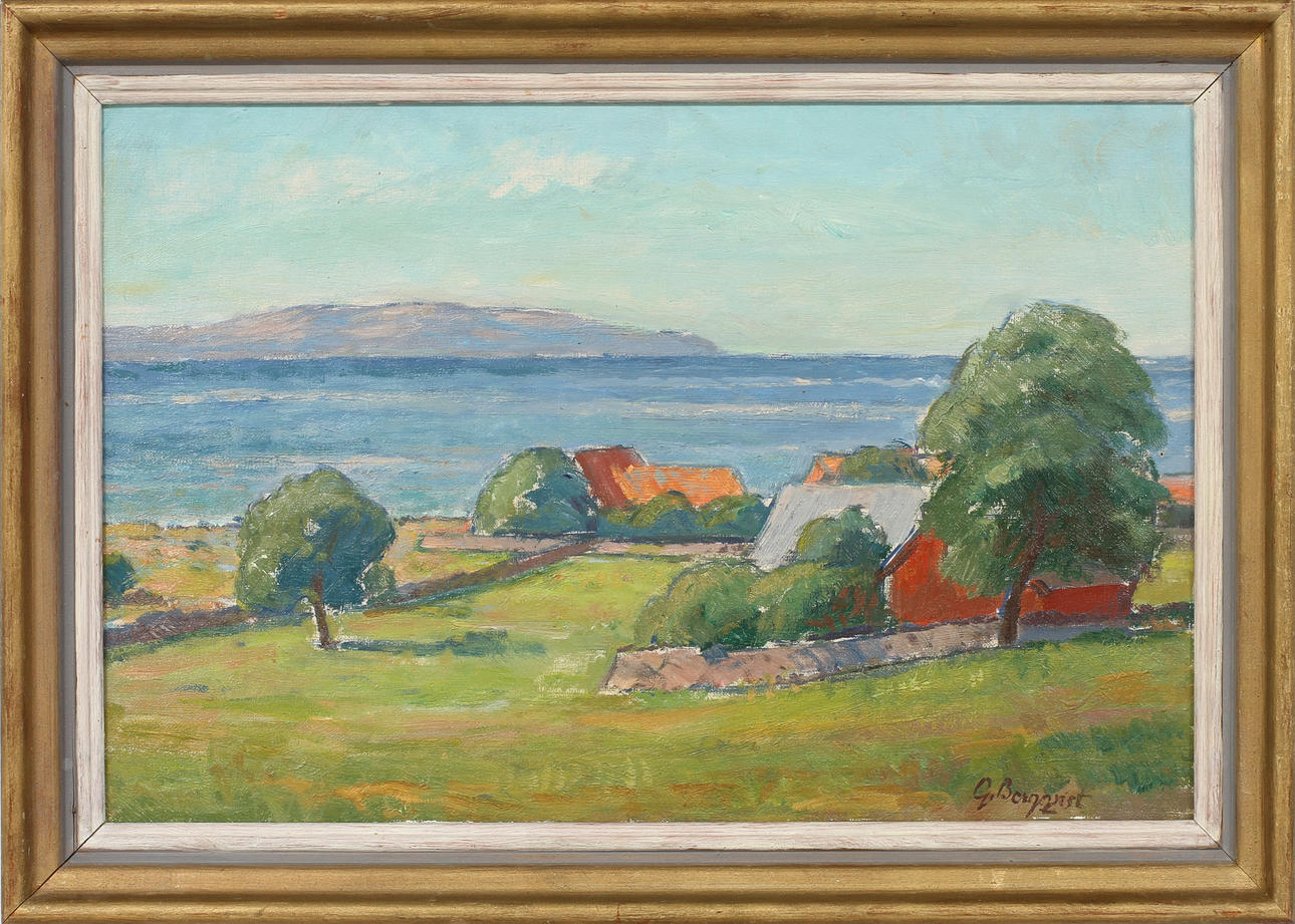 GUNNAR BERGQVIST, olja på duk, sign.