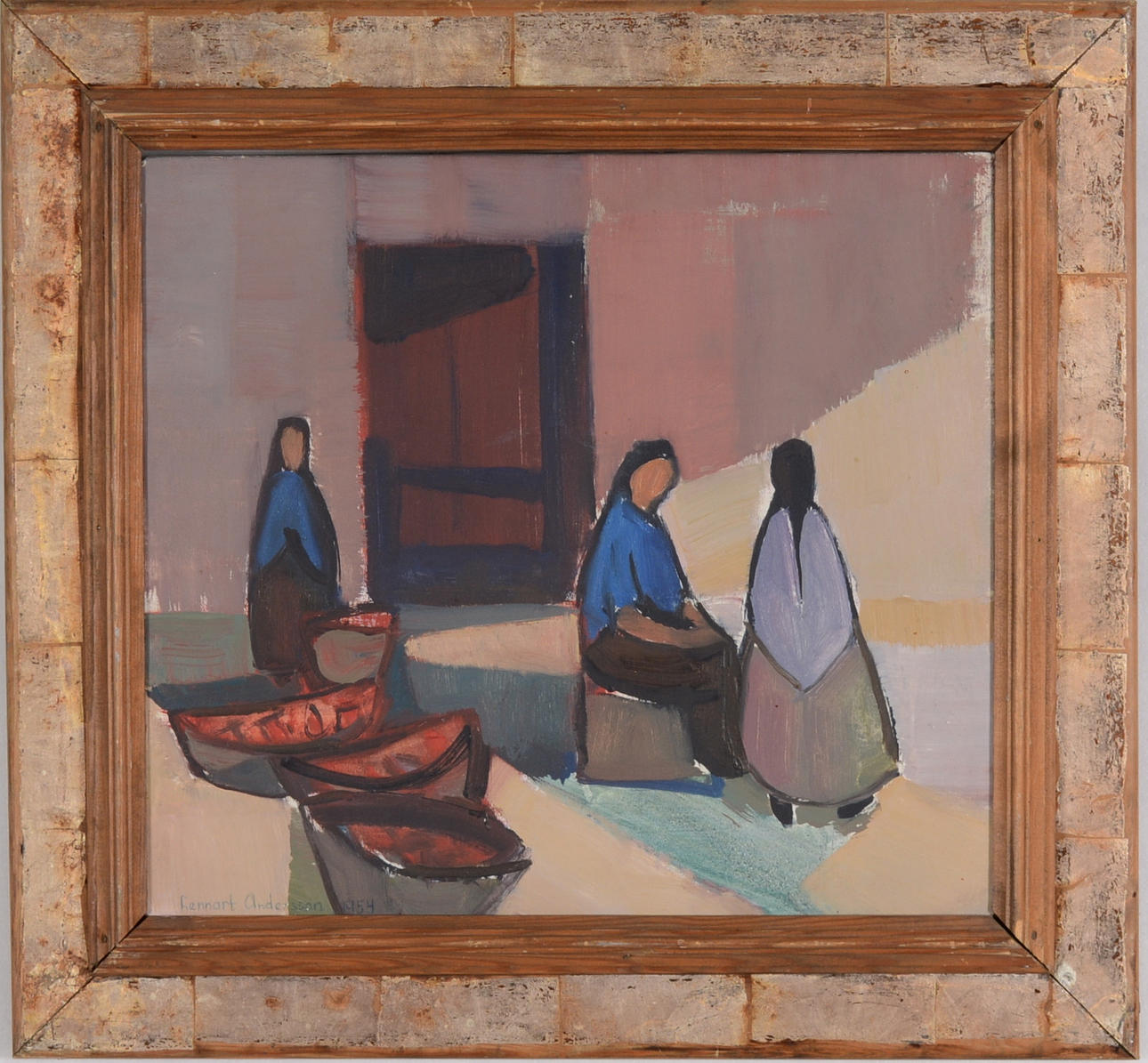 LENNART ANDERSSON. Olja på duk.