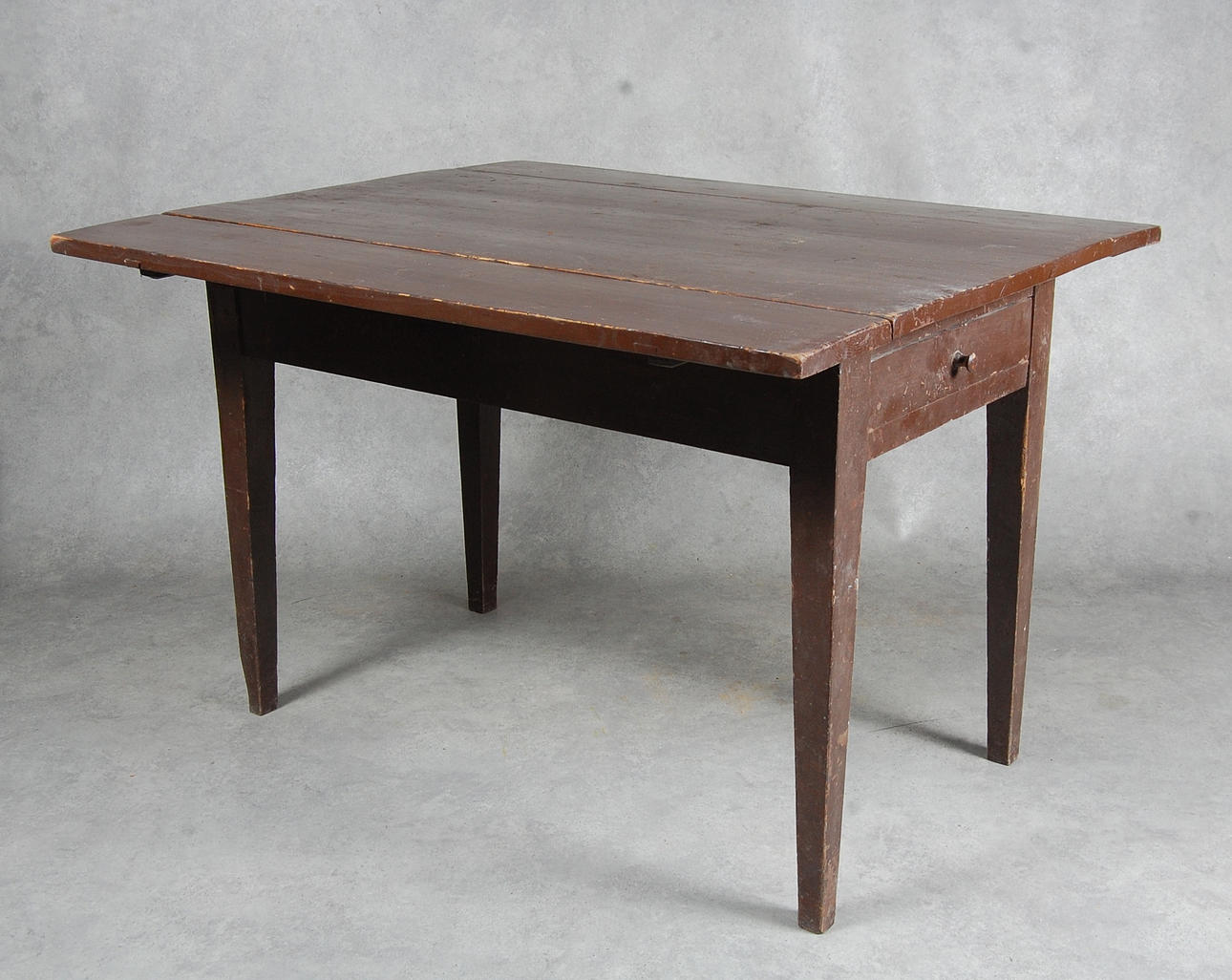 KLAFFBORD, större, med låda, 1800-tal.