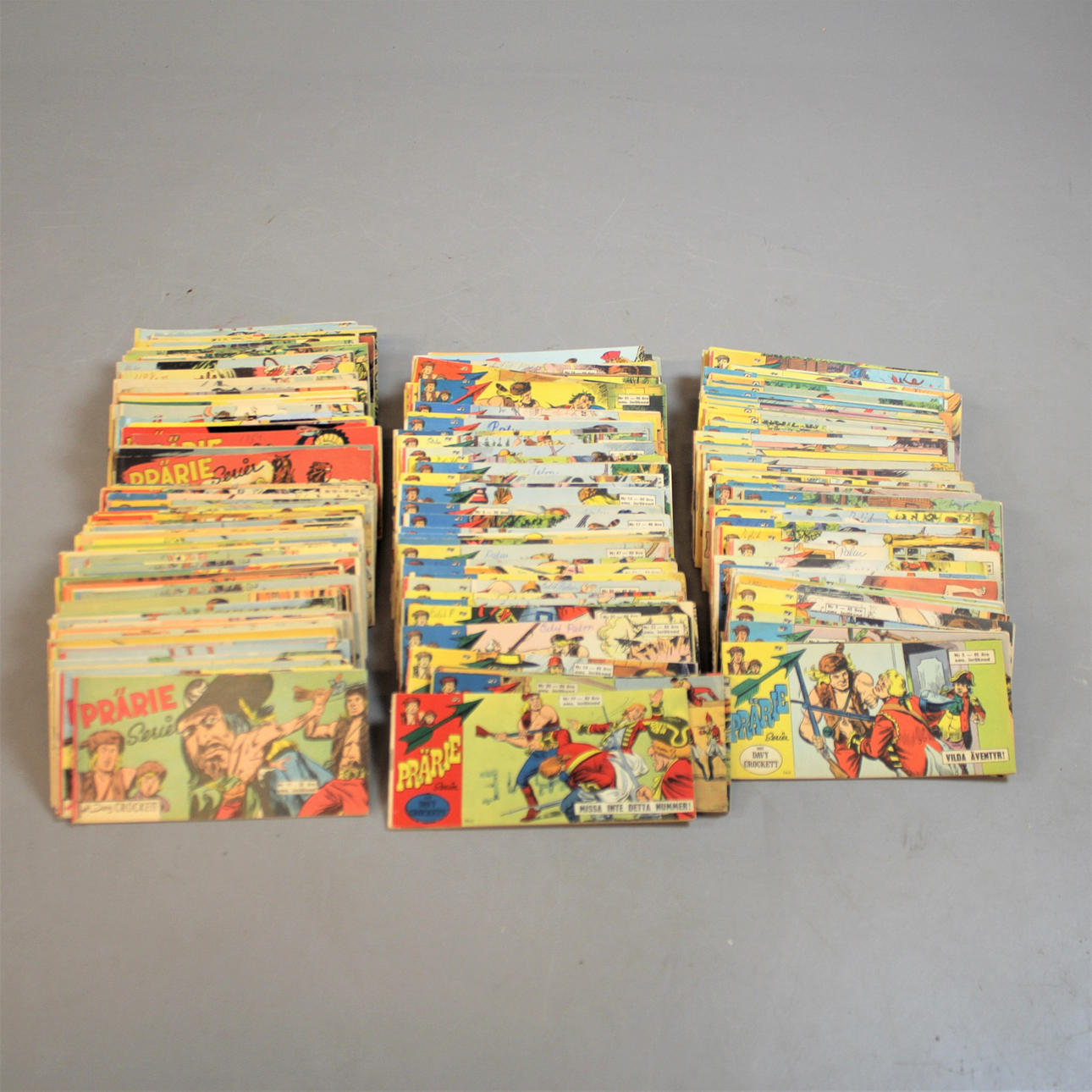 SERIETIDNINGAR, "Prärie serier" 1960-tal.