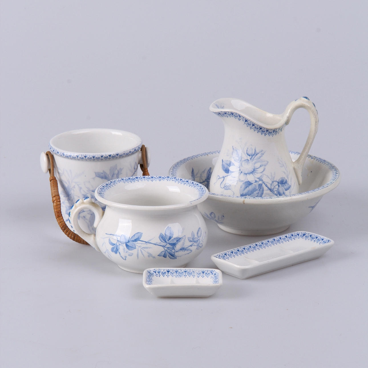 TVÄTTSERVIS, 6 delar, för barn/dockor, Wallerpangen, Villeroy & Boch.