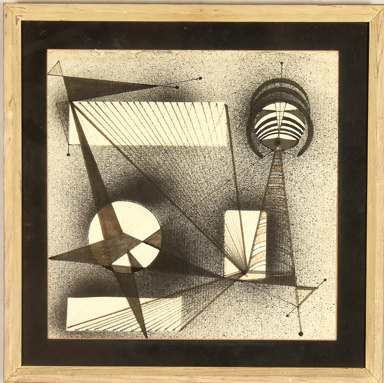 OKÄND KONSTNÄR. Tuschteckning.