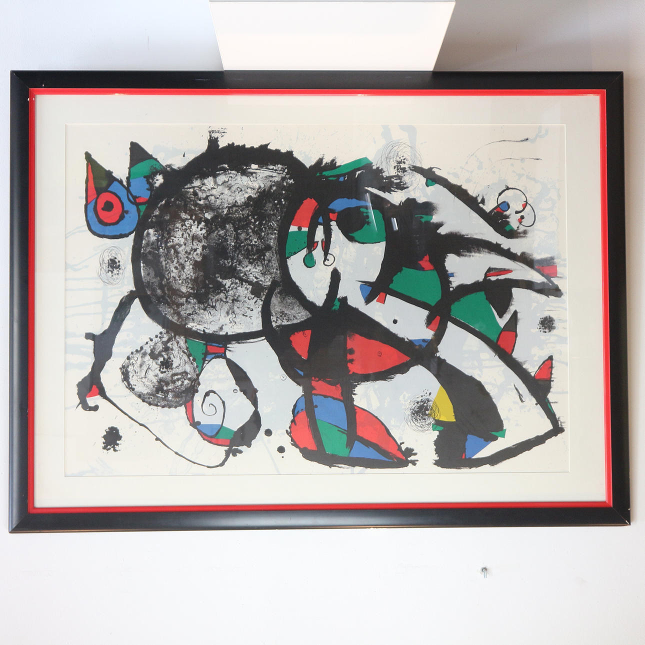 JOAN MIRÓ. LITOGRAFÍA "HOMMAGE A MASSON".