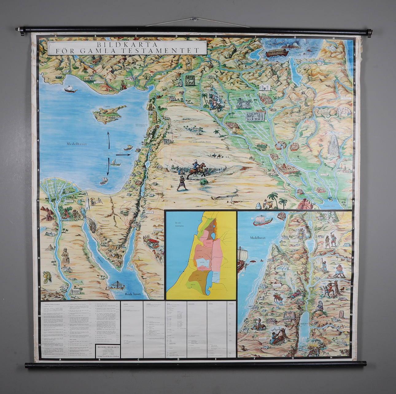 MAP, Udgiver Ewald Becker, Hamborg, 1900-tallet.