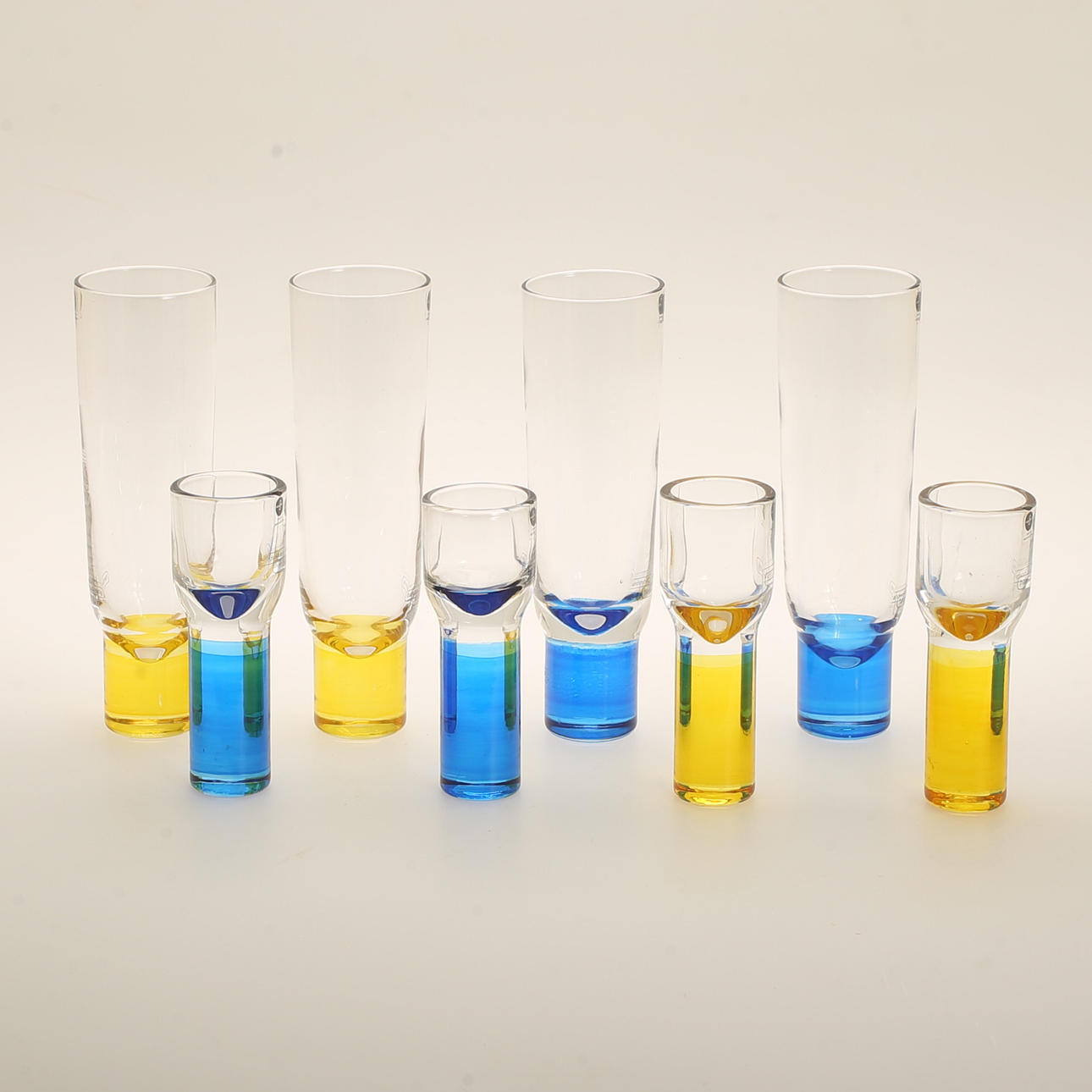 GLASS, 8 pieces, Matz Borgström, Sagaform.