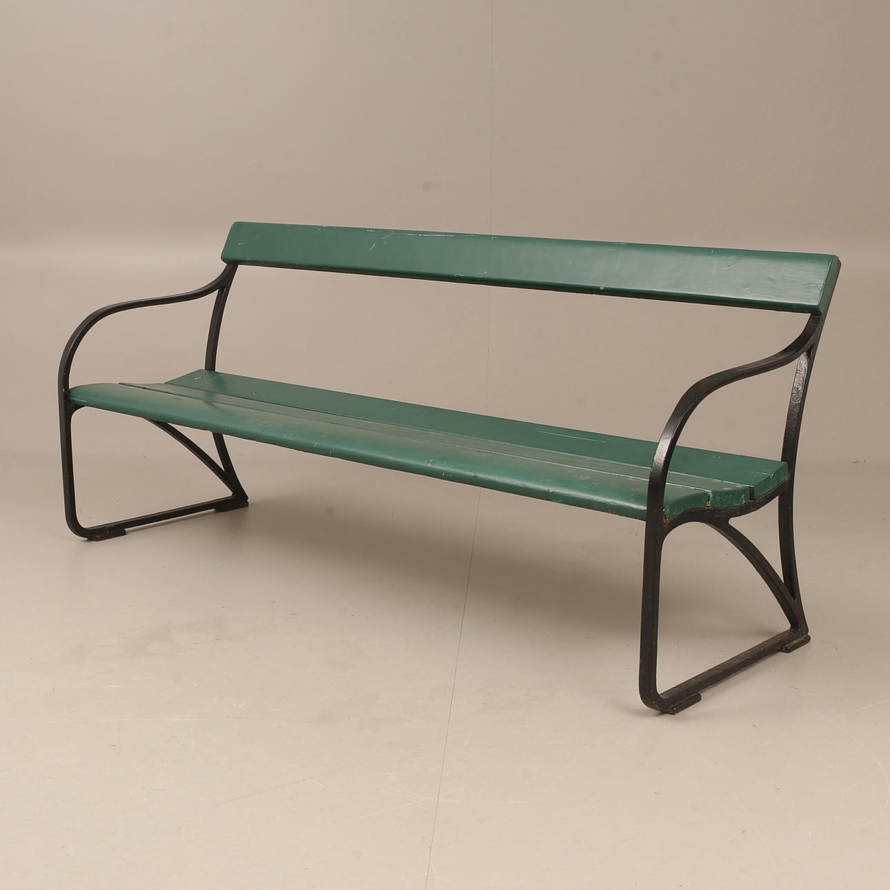 PARK SOFA, træ og støbejern, Näfveqvarn.