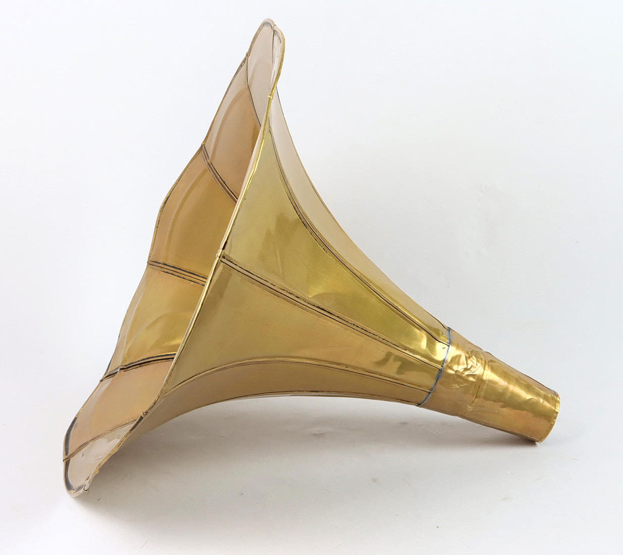 GRAMMOPHON TRICHTER, Messing.