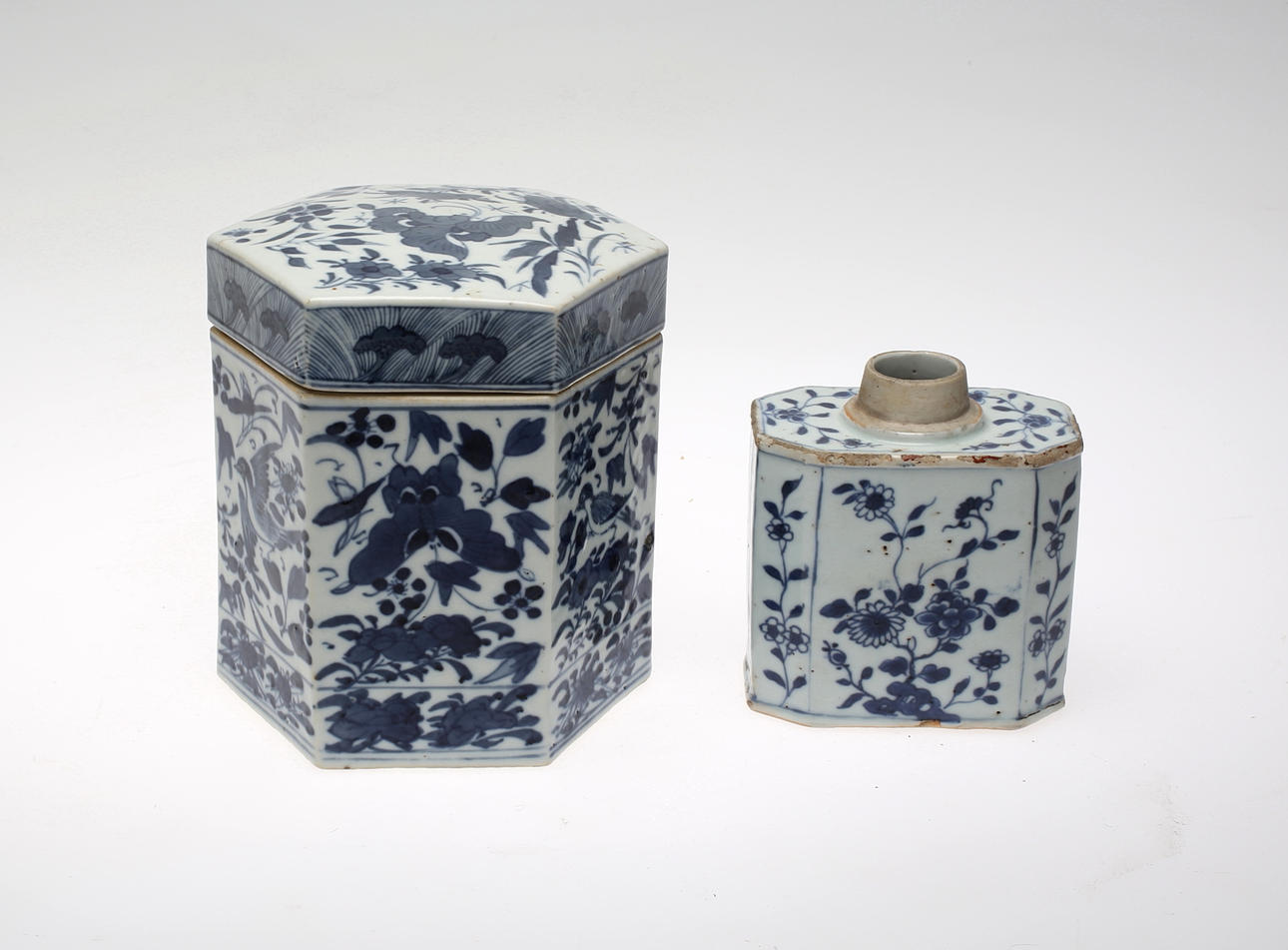 TEBURK samt FLASKA, Kina 17-1800-tal.