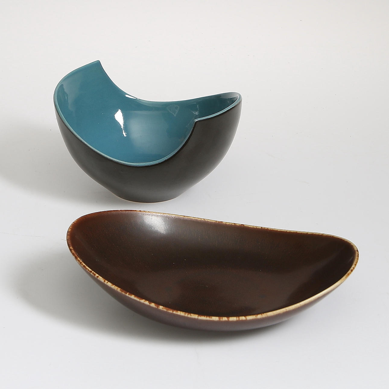 SKÅLAR, 2 st, Carl Harry Stålhane, Rörstrand, Bo Fajans.