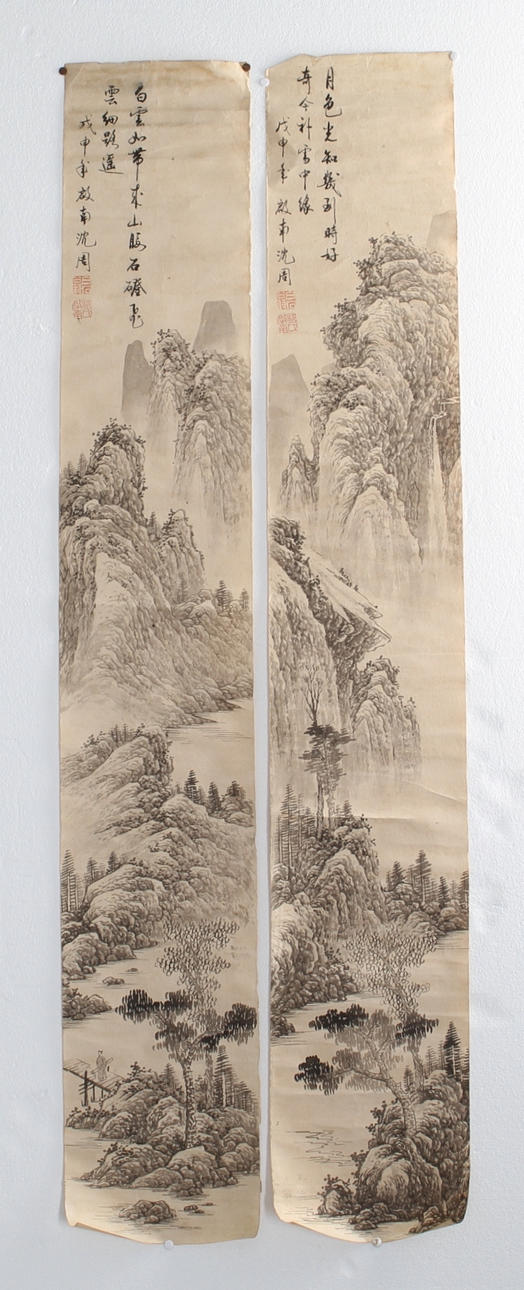 RULLMÅLNINGAR, 2 st, Kina.