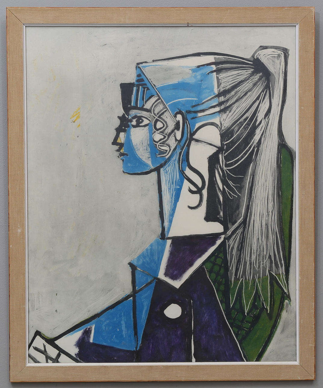 PABLO PICASSO. lithographic print, on verso 