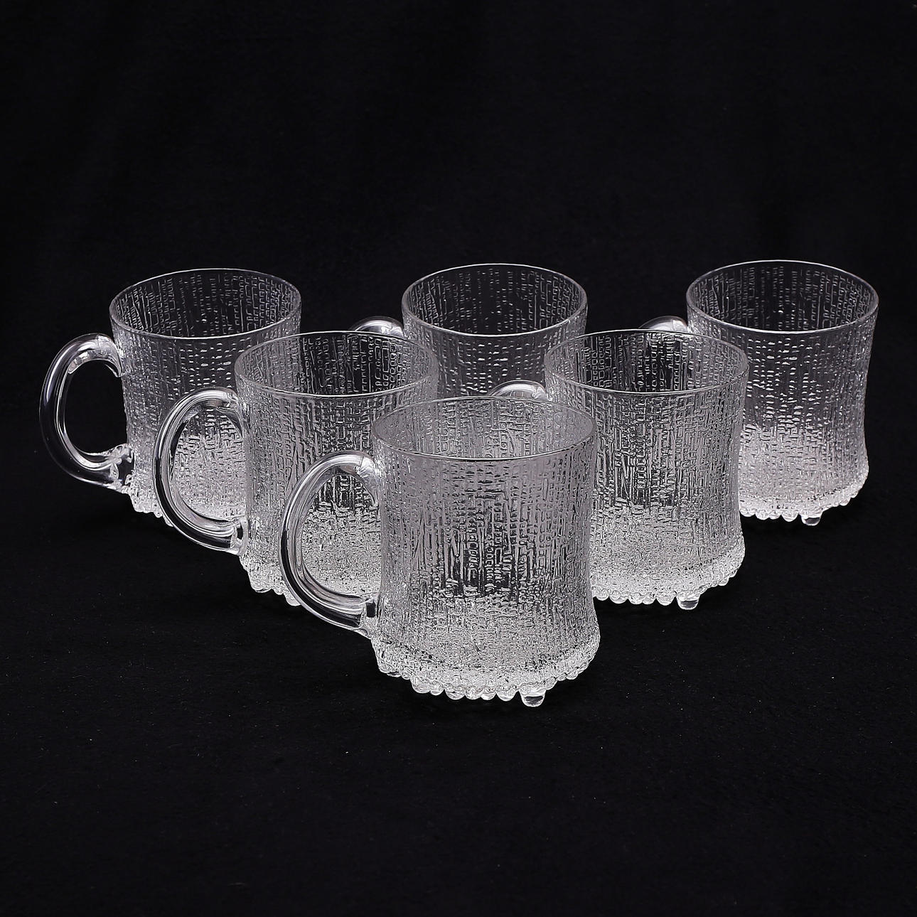 SEJDLAR, 6 st glas, "Ultima Thule", Iittala.