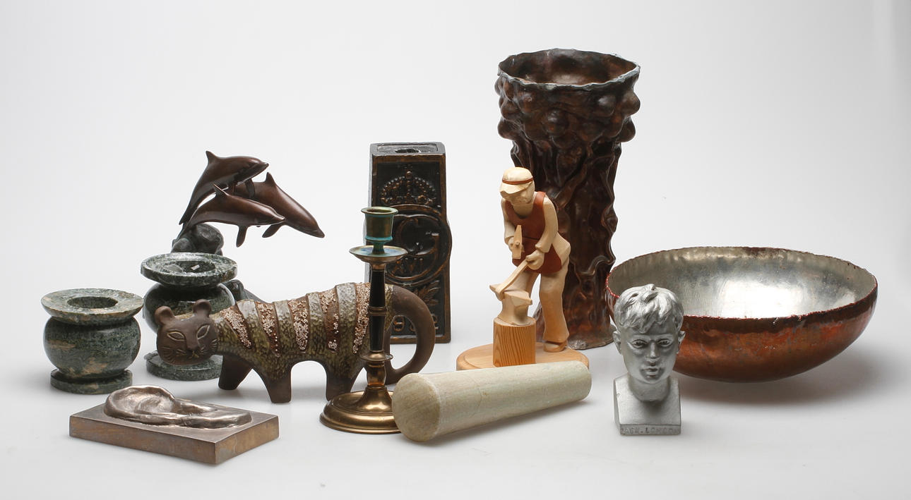 PARTI, koppar, marmor mm.