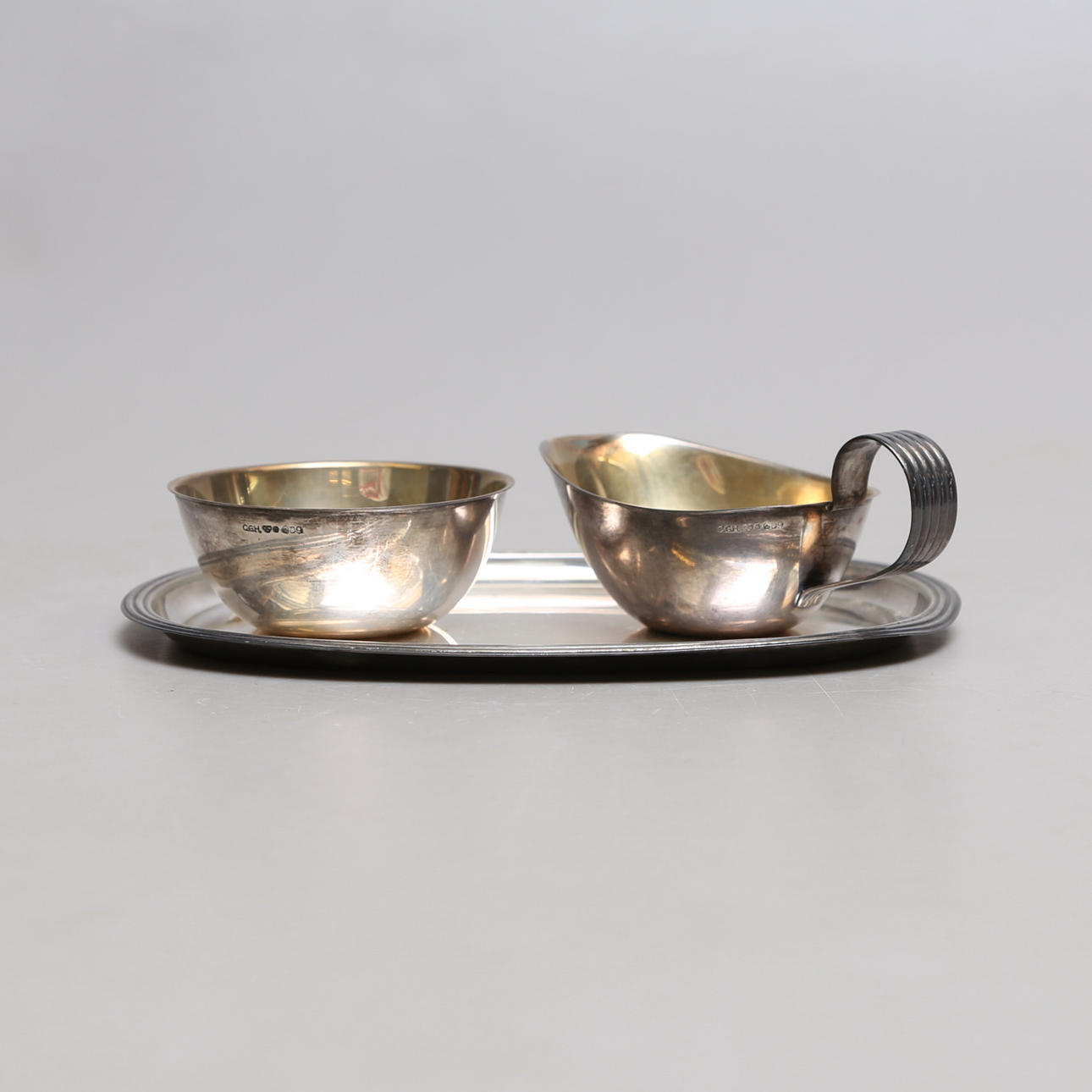 BORDSSILVER, CGH, total vikt 173g.