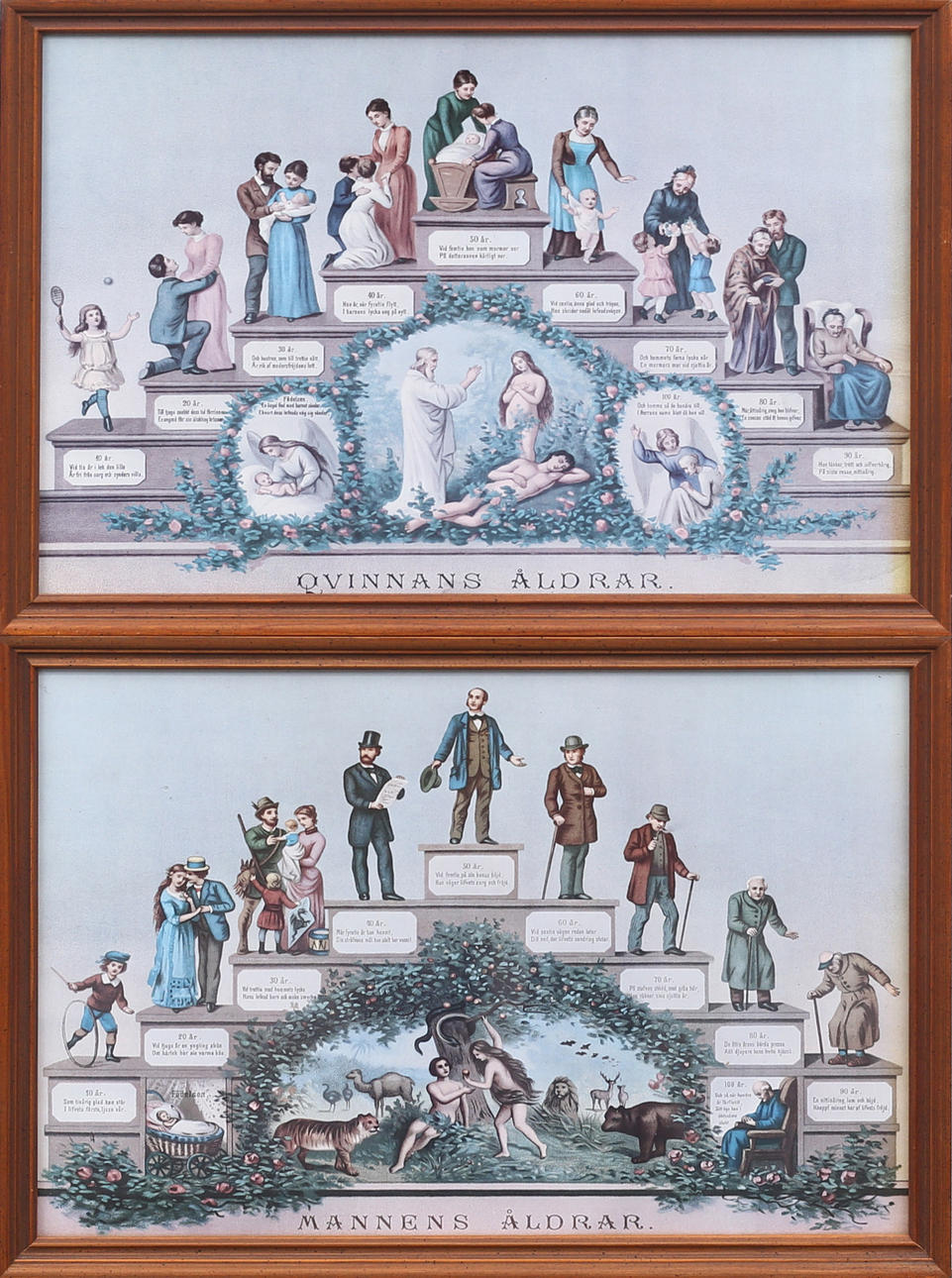 "ESCALERA AGE", 2 uds. imprimir en marcos.