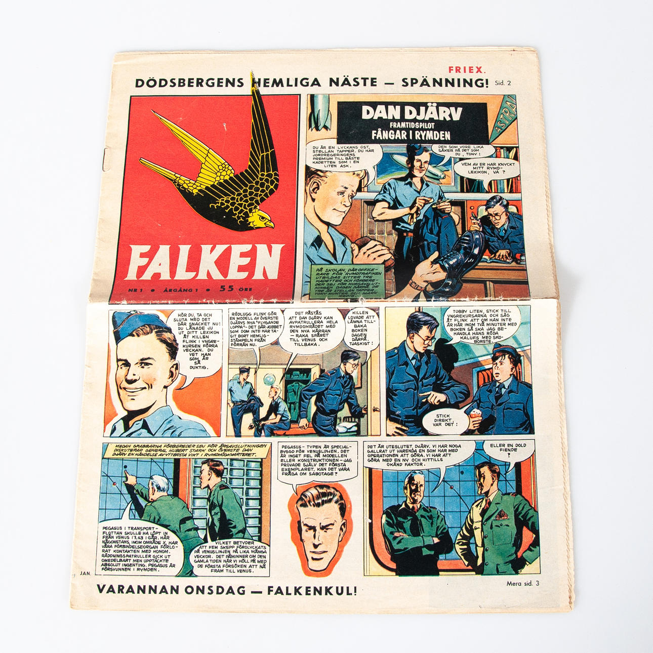 KOMISK MAGASIN. Falken første nummer.